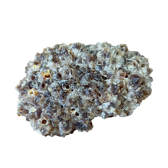 Citrine Druzy Natural Cluster 17.4 oz Dark Orange Crystal Druze Specimen Sparkle